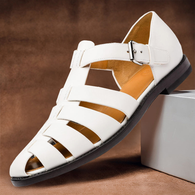 Bequeme Herren Ledersandalen mit rutschfester Sohle – 50 % Rabatt – Milan