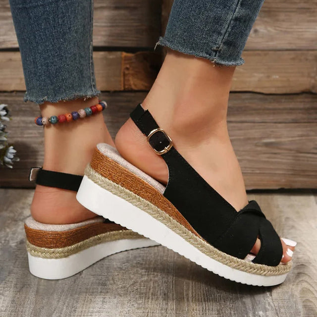 Robuste Damen Keilsandaletten – Romy