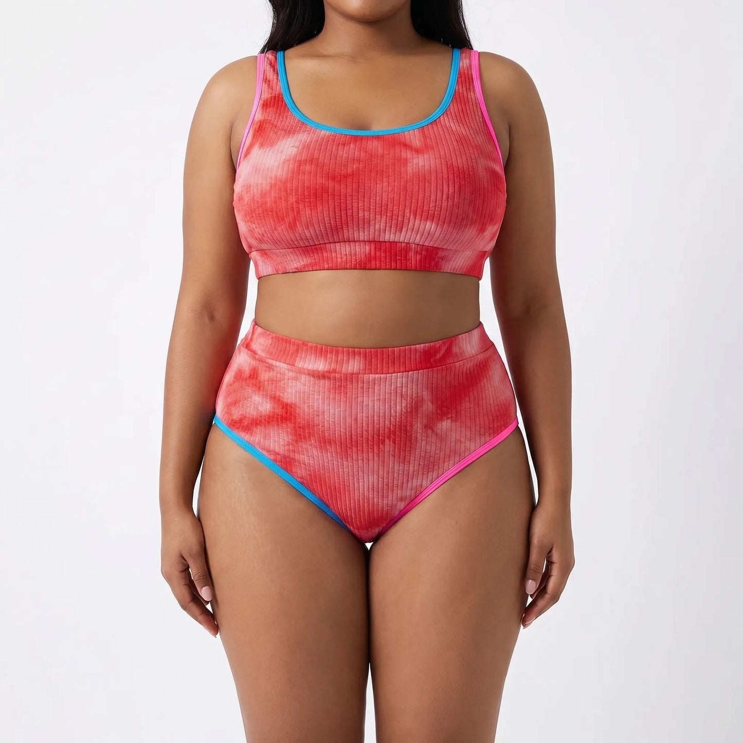 Bikini Set In Großen Größen Mit Batikmuster - Jean