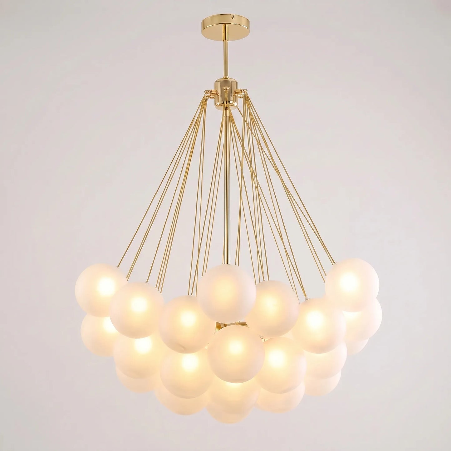 Cluster Globe Pendant Light With LED - Orblume