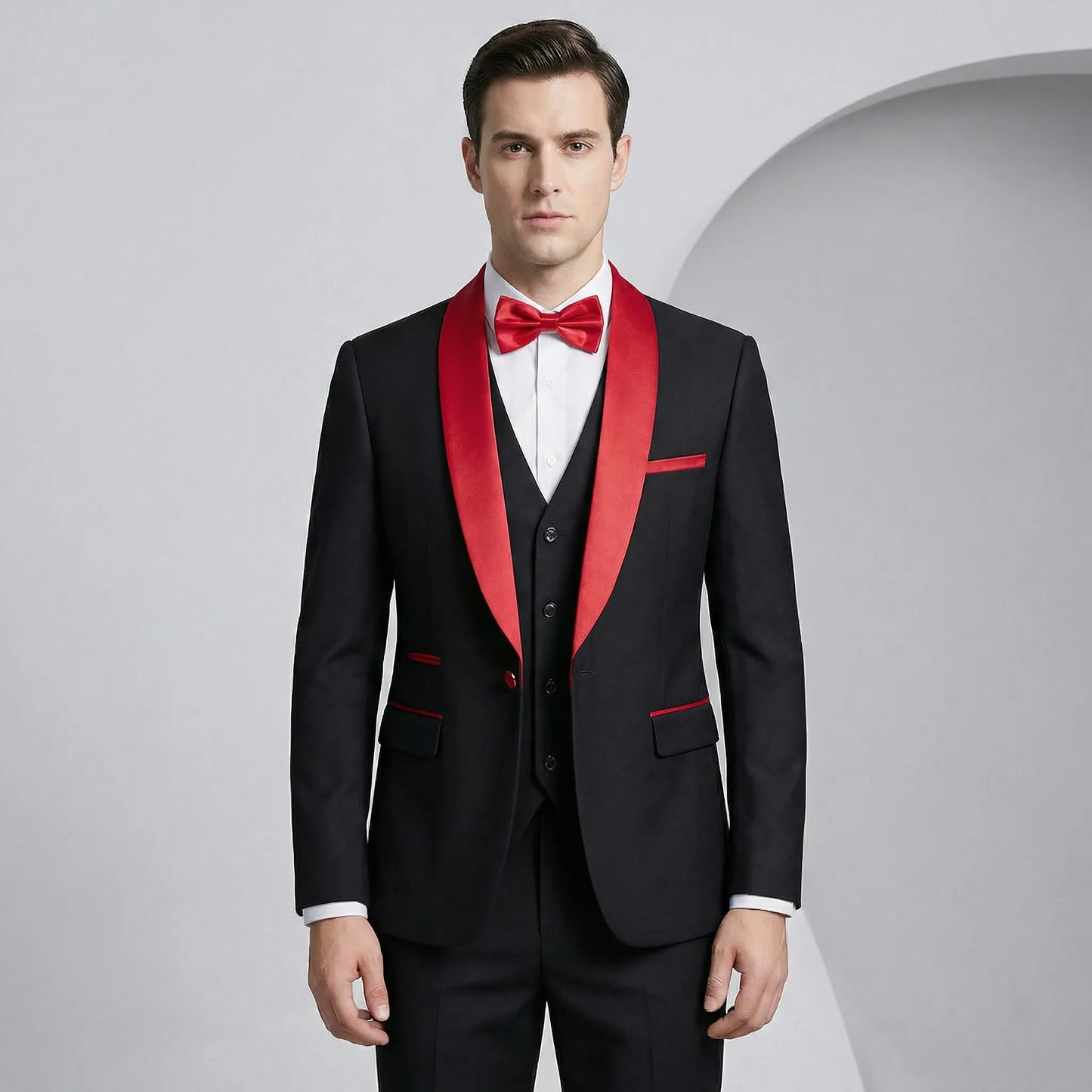 Dreiteiliger Slim-Fit-Anzug - Hennes