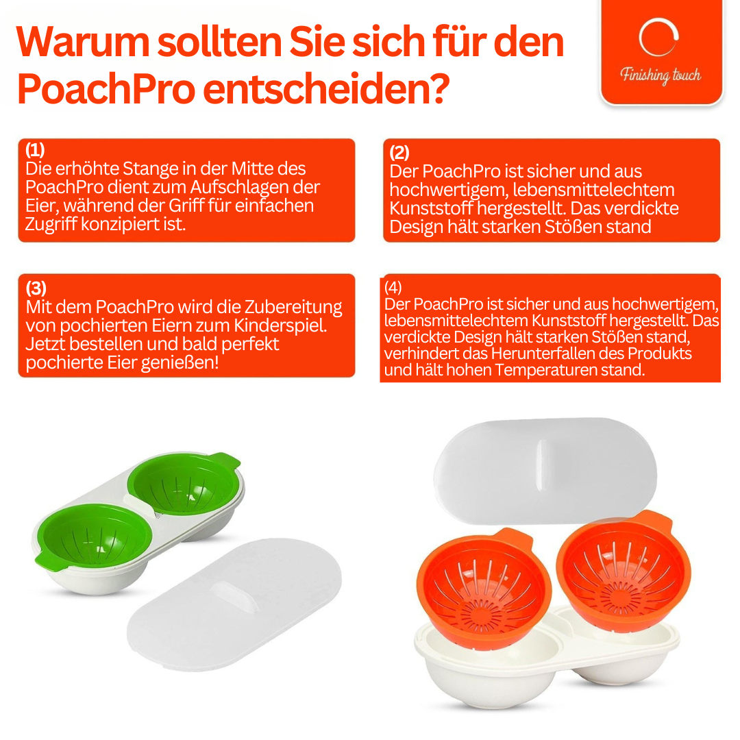 Mikrowellen-Eierpochierset – EggEase