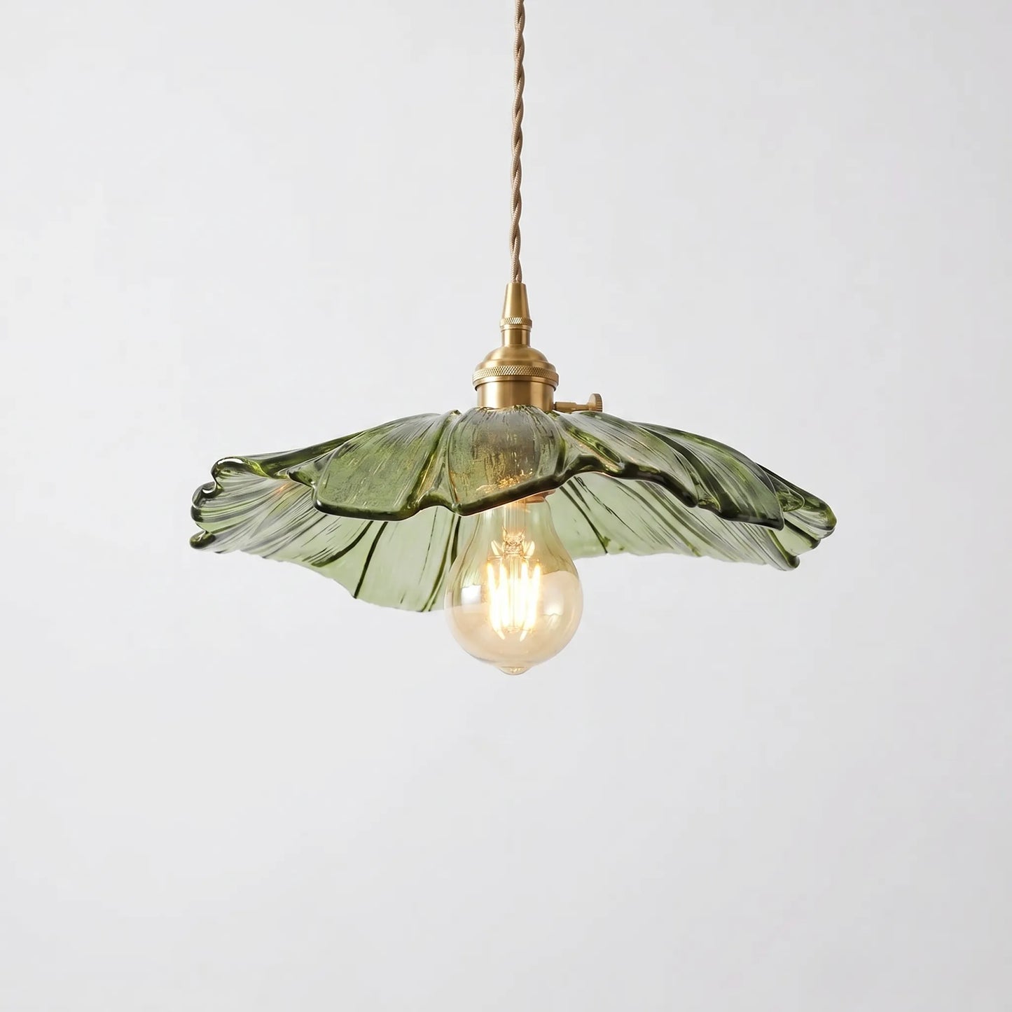 Flower-Shaped Glass Pendant Light - Bloriva