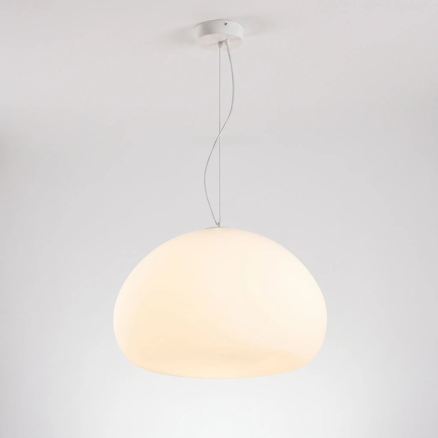 Frosted Dome Pendant Light - Lumidora