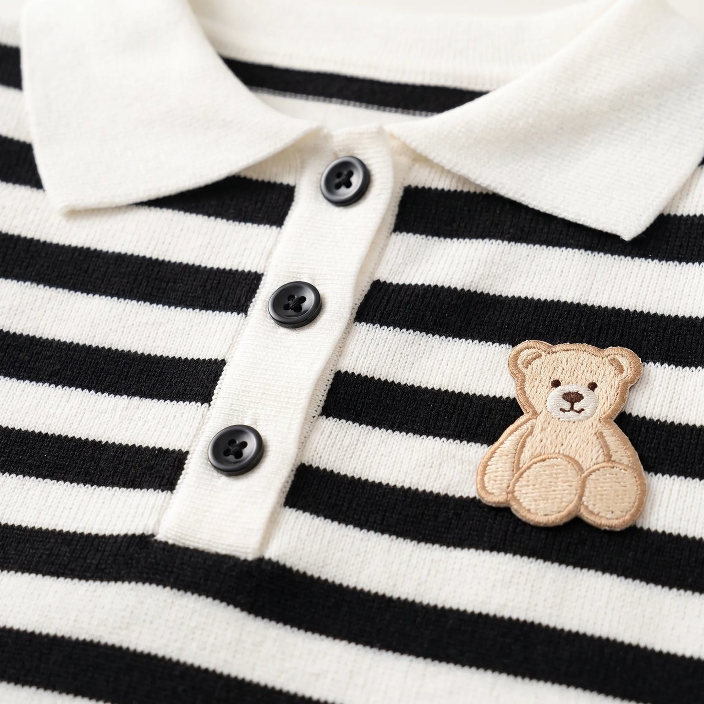 Gestreiftes Polokleid In A-Linie - Cubbela