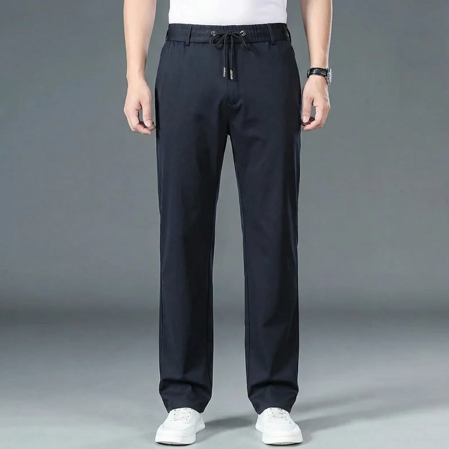 Herrenhose Mit Kordelzug Und Geradem Schnitt - Donnie