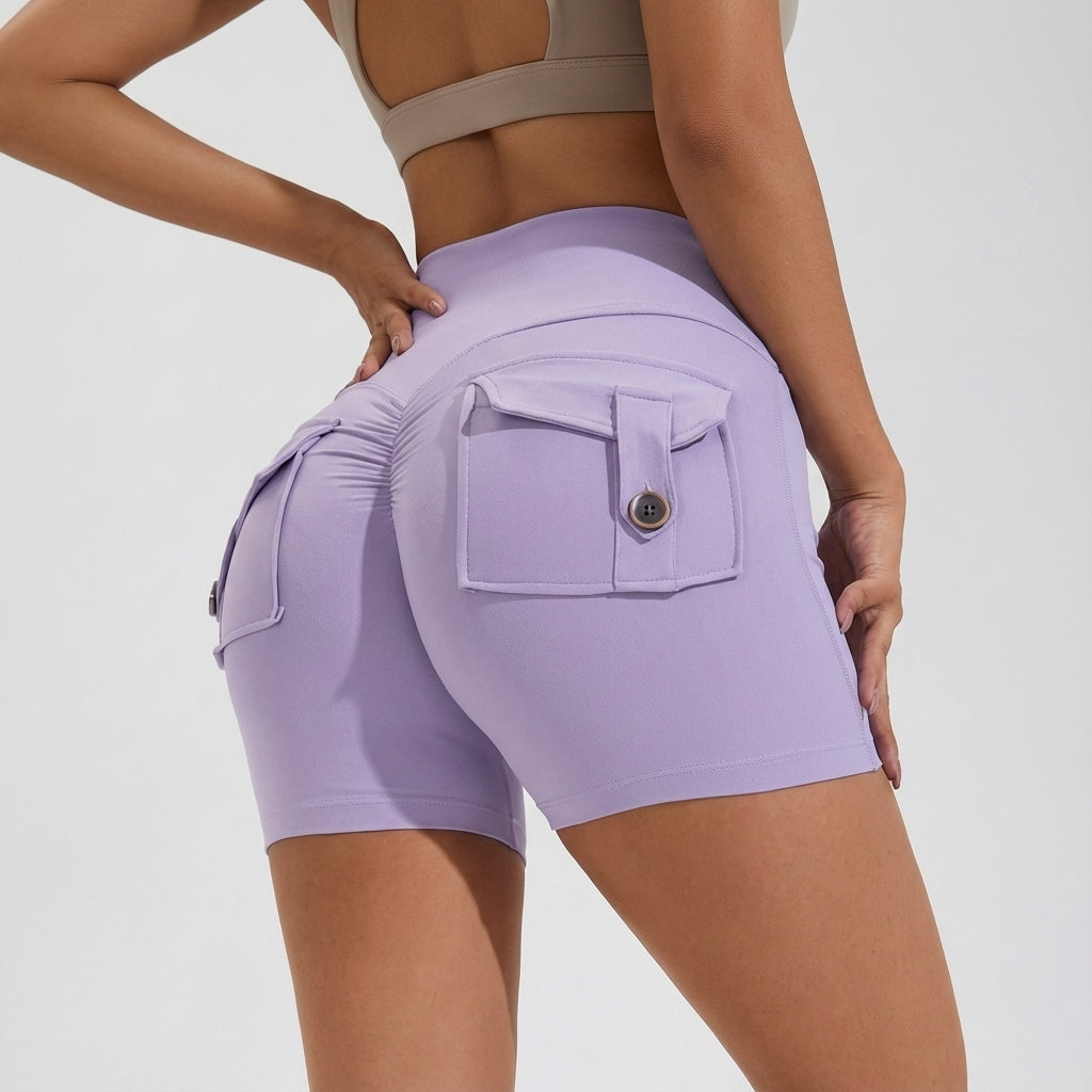 Hoch Taillierte Sportshorts - Sydney