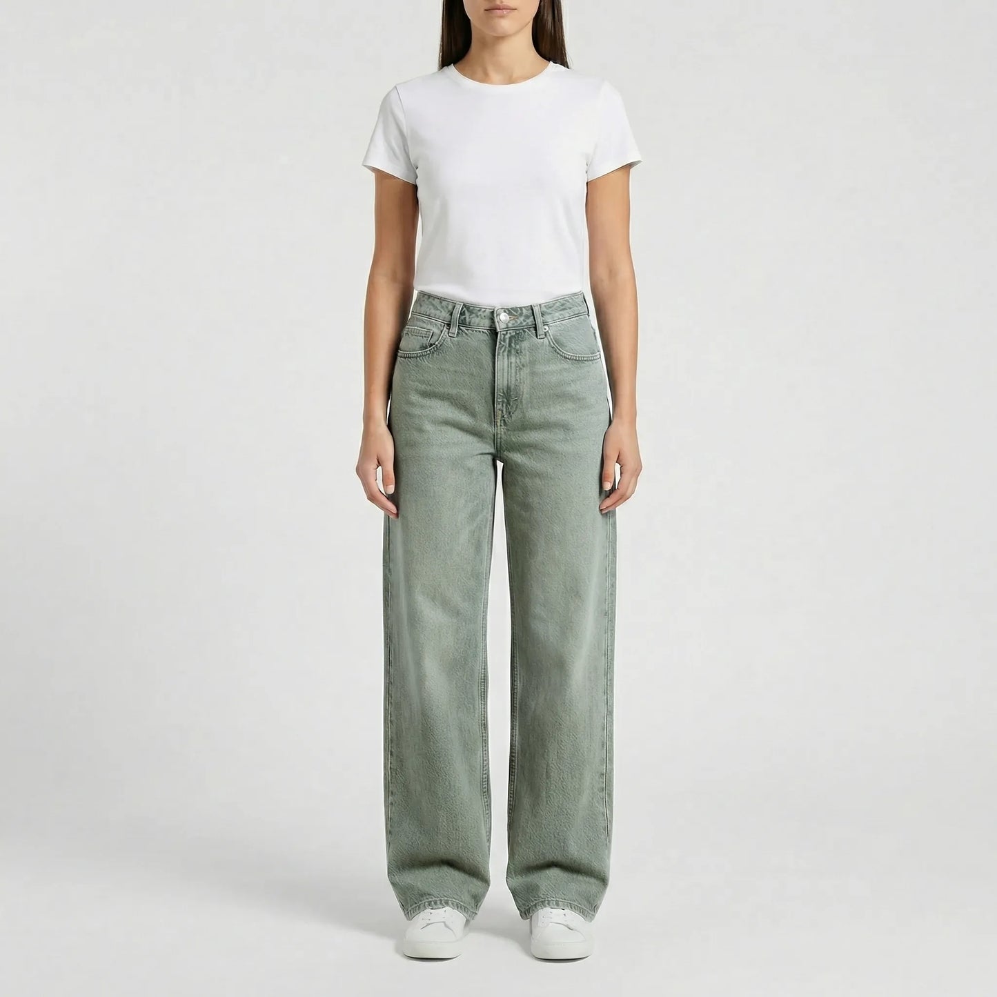 Low Rise Damenjeans Locker Geschnitten - Milla