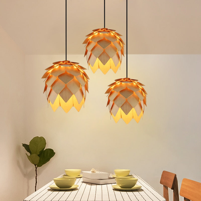 Pine Cone Shaped Pendant Lamp - Pinecroft