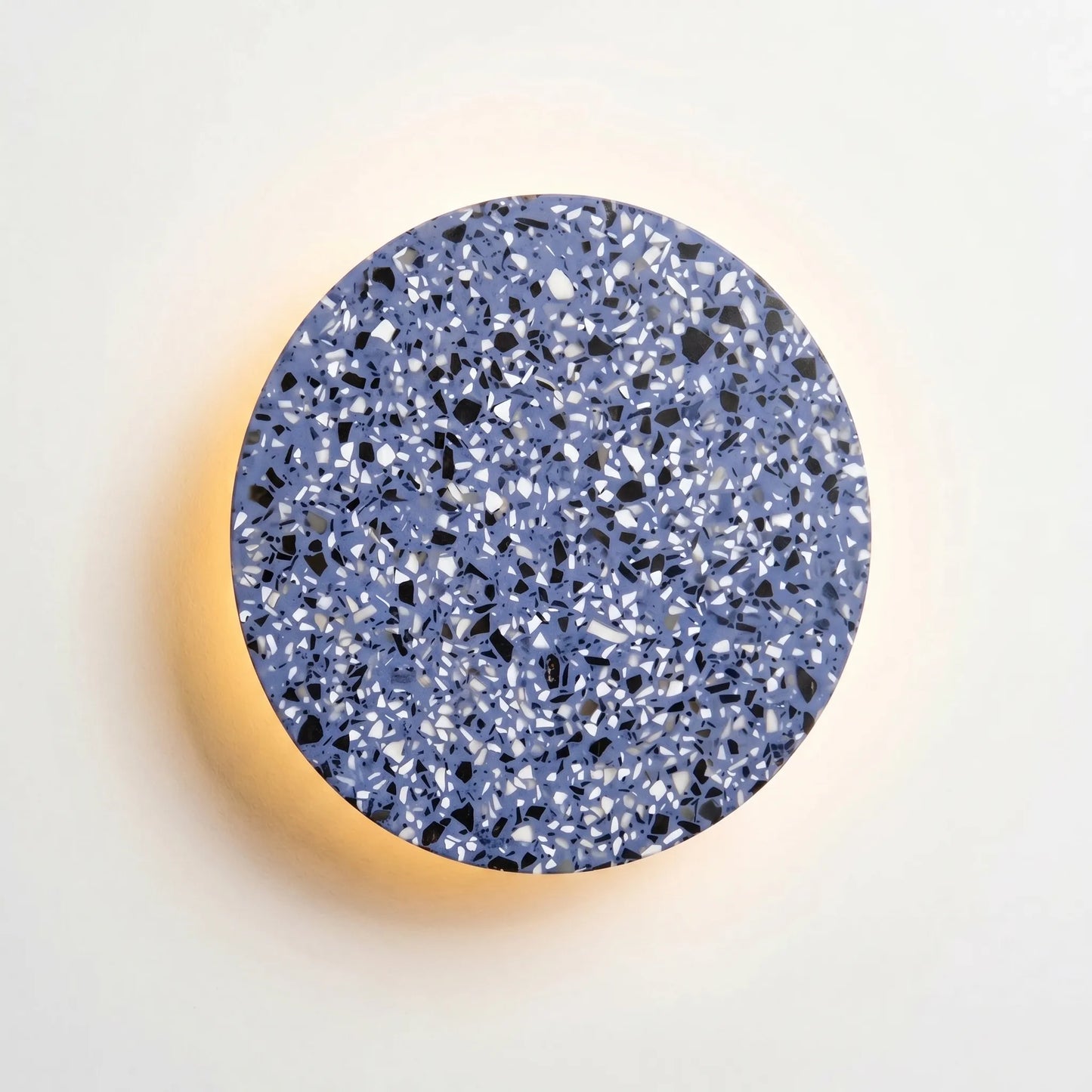 Round Terrazzo Wall Light With LED Backlight - Terrazivo