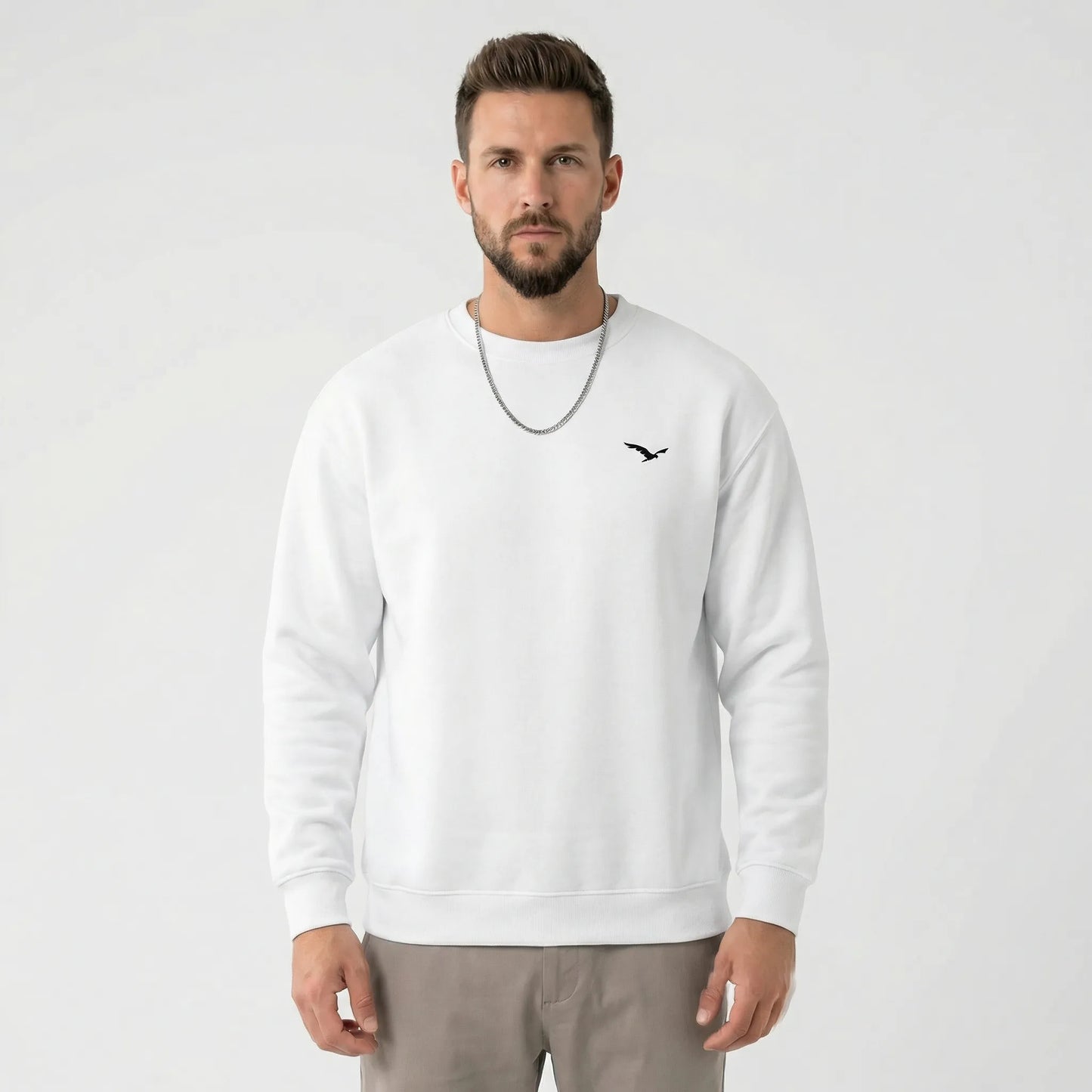 Rundhals Herrenpullover Modern - Tiago