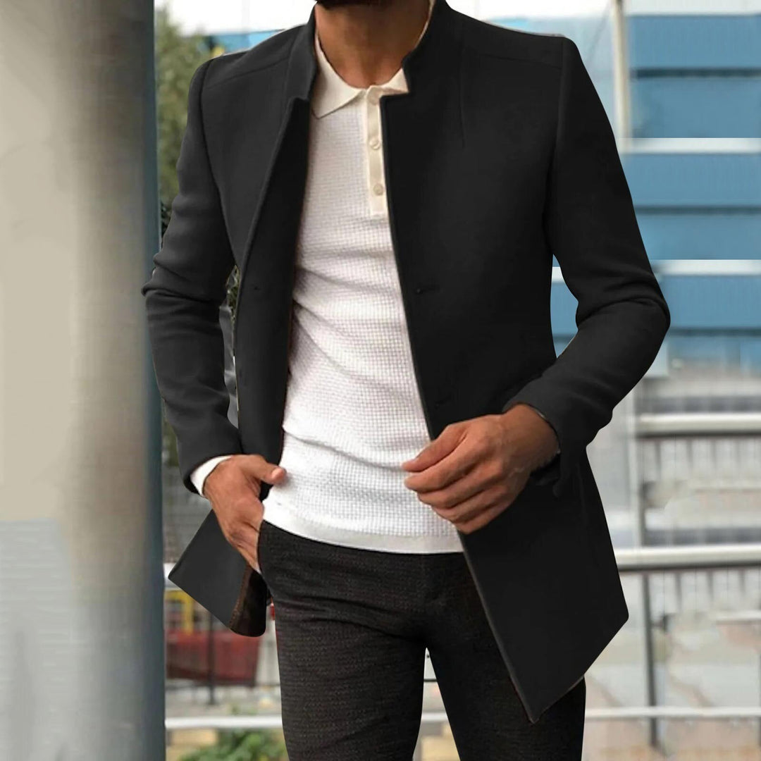 Herren Herbst-/Winterjacke aus Tweed – Lazaro