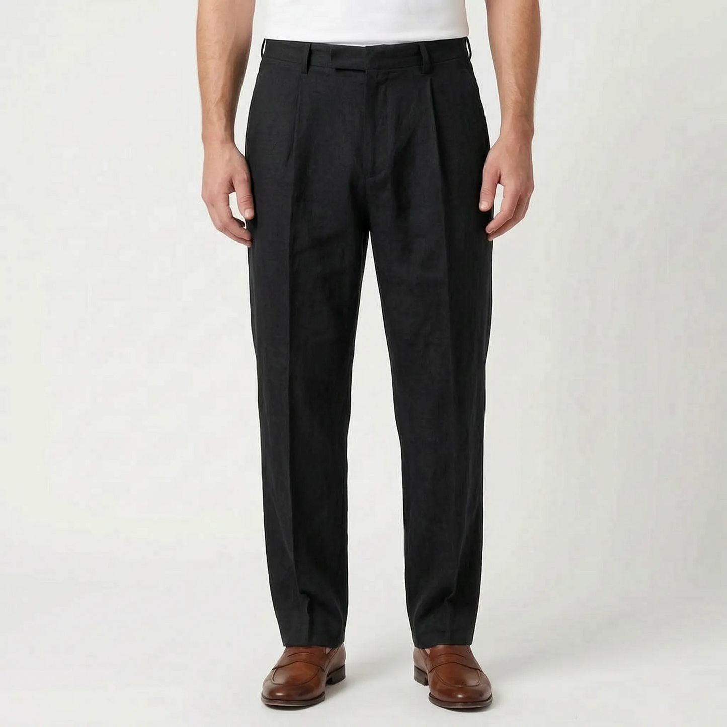 Smart-Casual-Hose Mit Bundfalte - Caleb