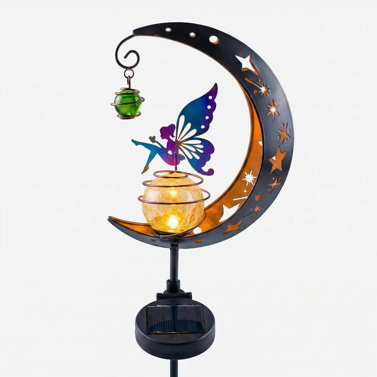 Solar-Powered Fairy Moon Garden Light - Faerista