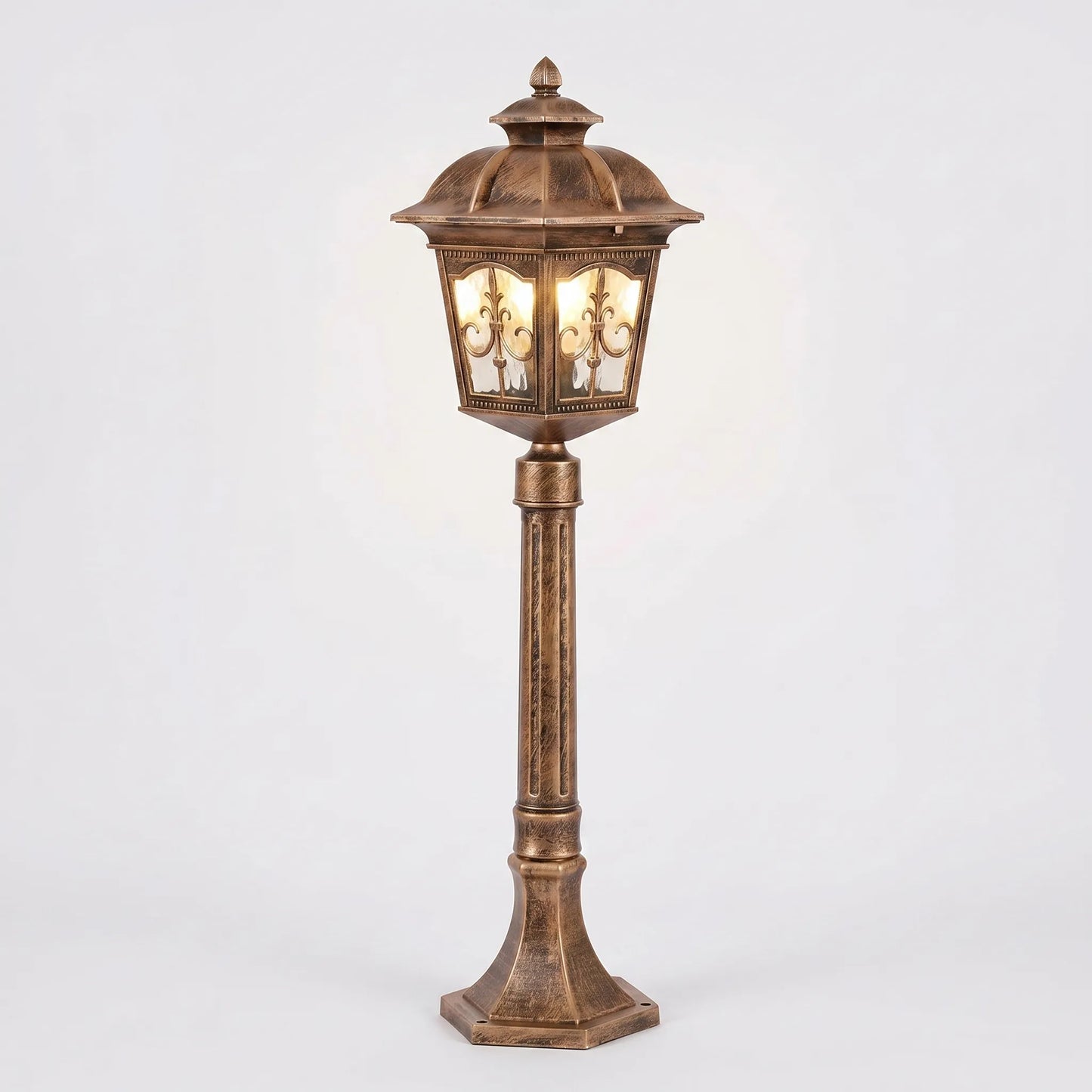 Traditional Outdoor Pedestal Light - Lumiora