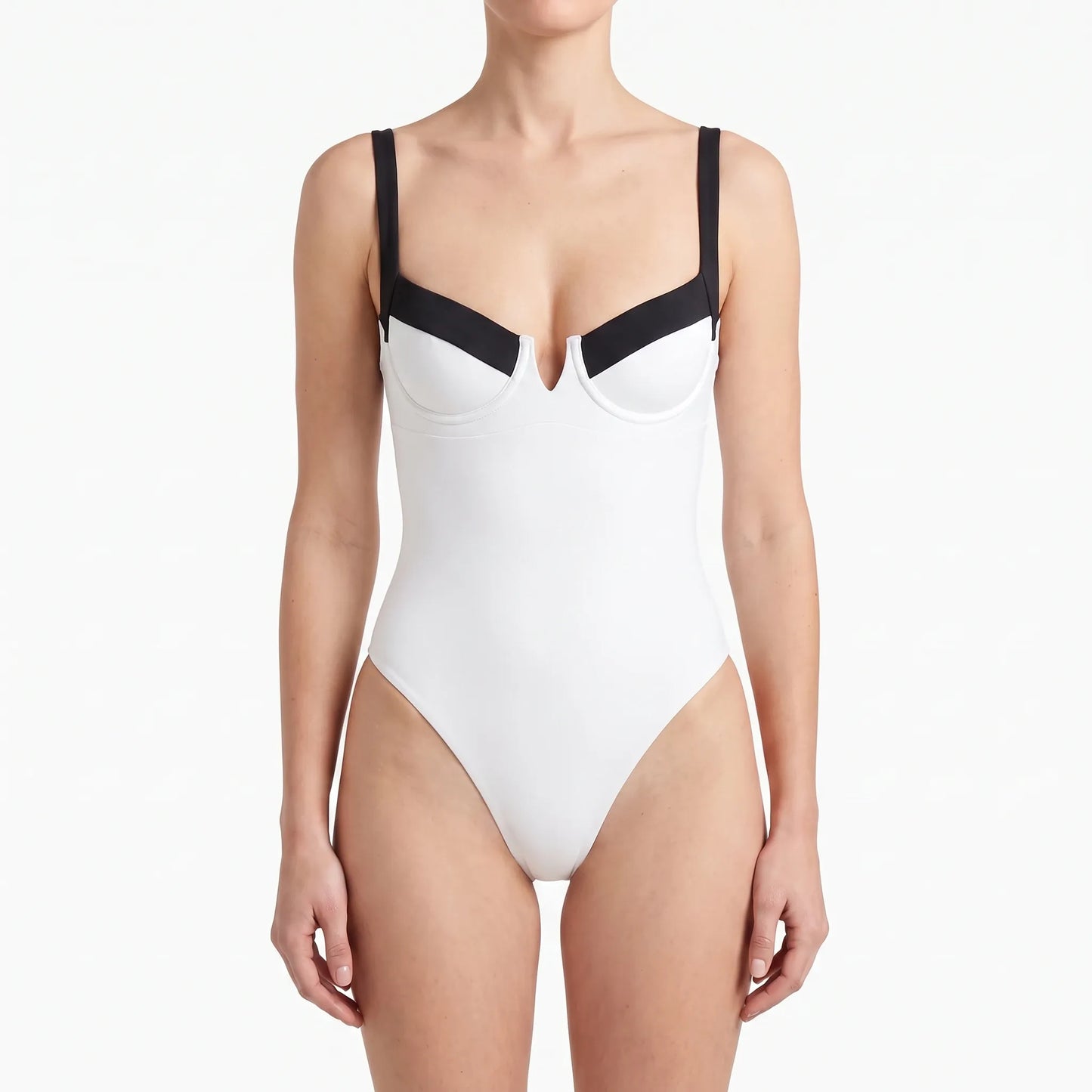 Trägerloser Bodysuit Im Colour-Blocking-Design - Lillian