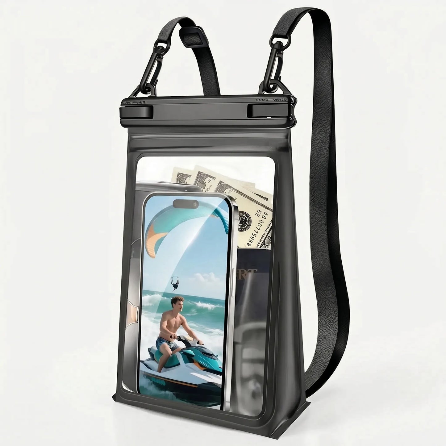 Transparente Touchscreen-Handytasche - Flotex
