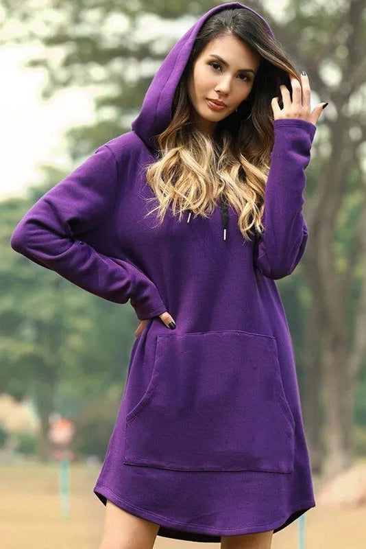 Tunika-Kleid Mit Känguru-Tasche - Pauline