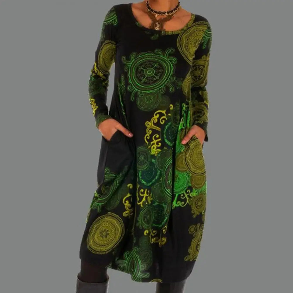 Retro-Boho-Kleid – Elena