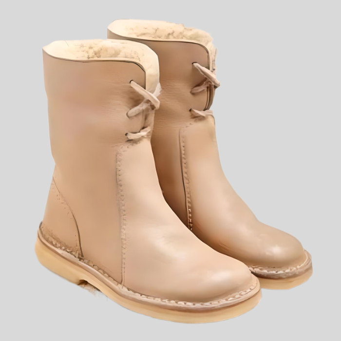 Victoria - Hochgeschnittene Winterschnürschuhe mit Innenimitat