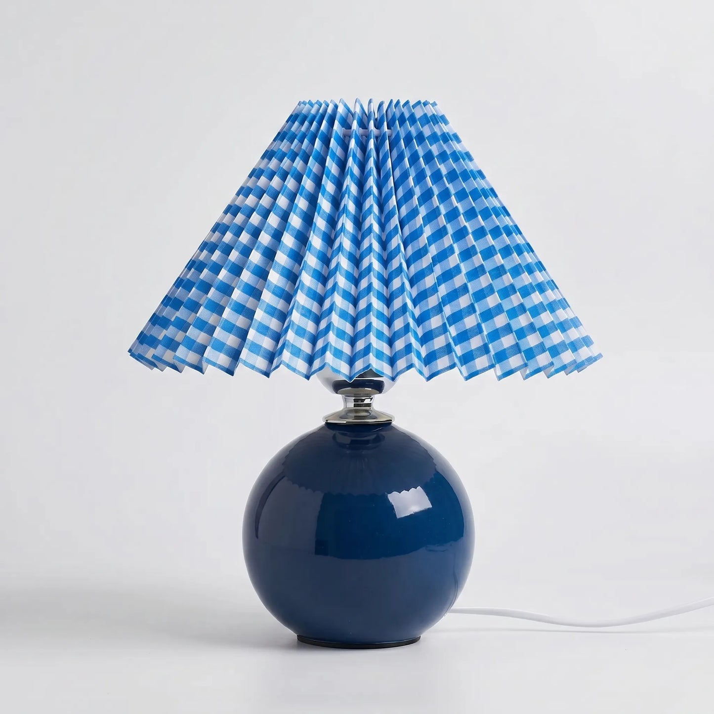 Vintage Pleated Shade Table Lamp - Plissara
