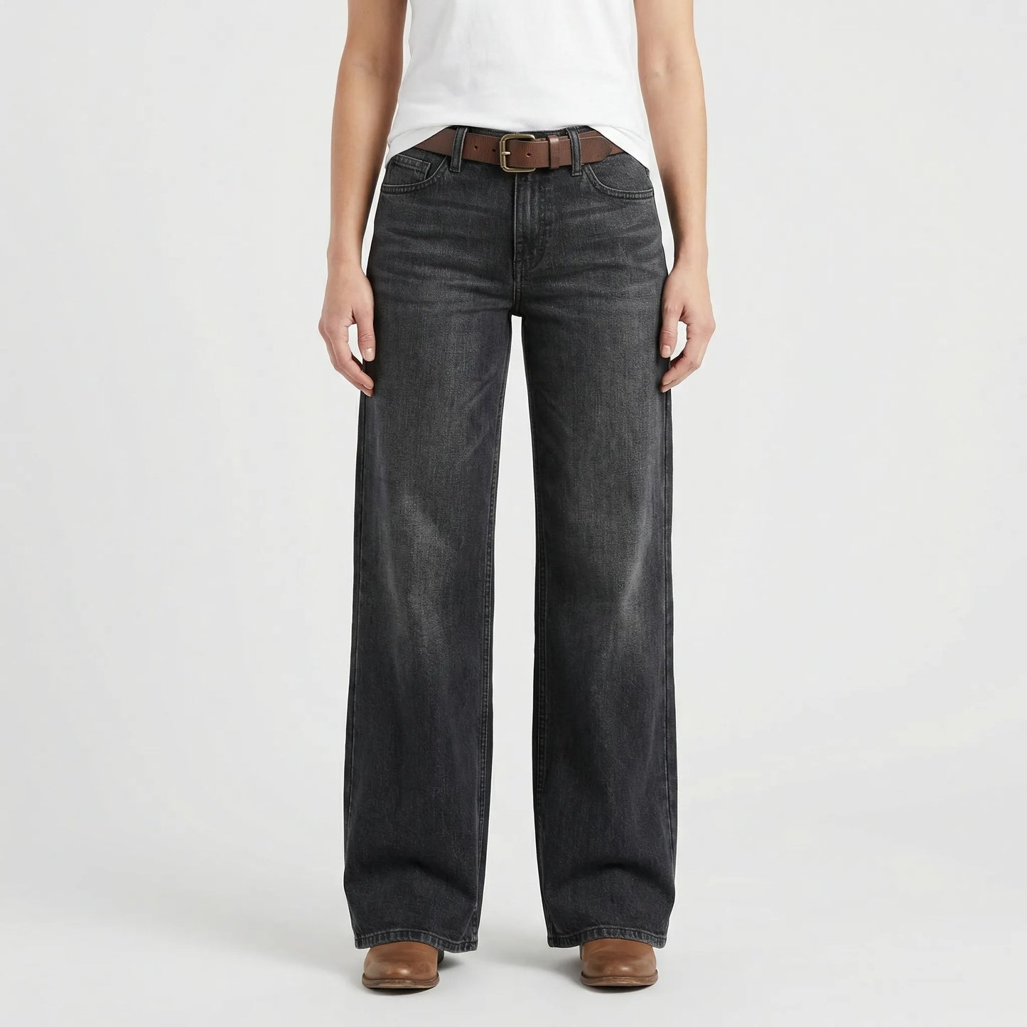 Weites Bein Jeans Mit Retro-Schnitt - Loretta