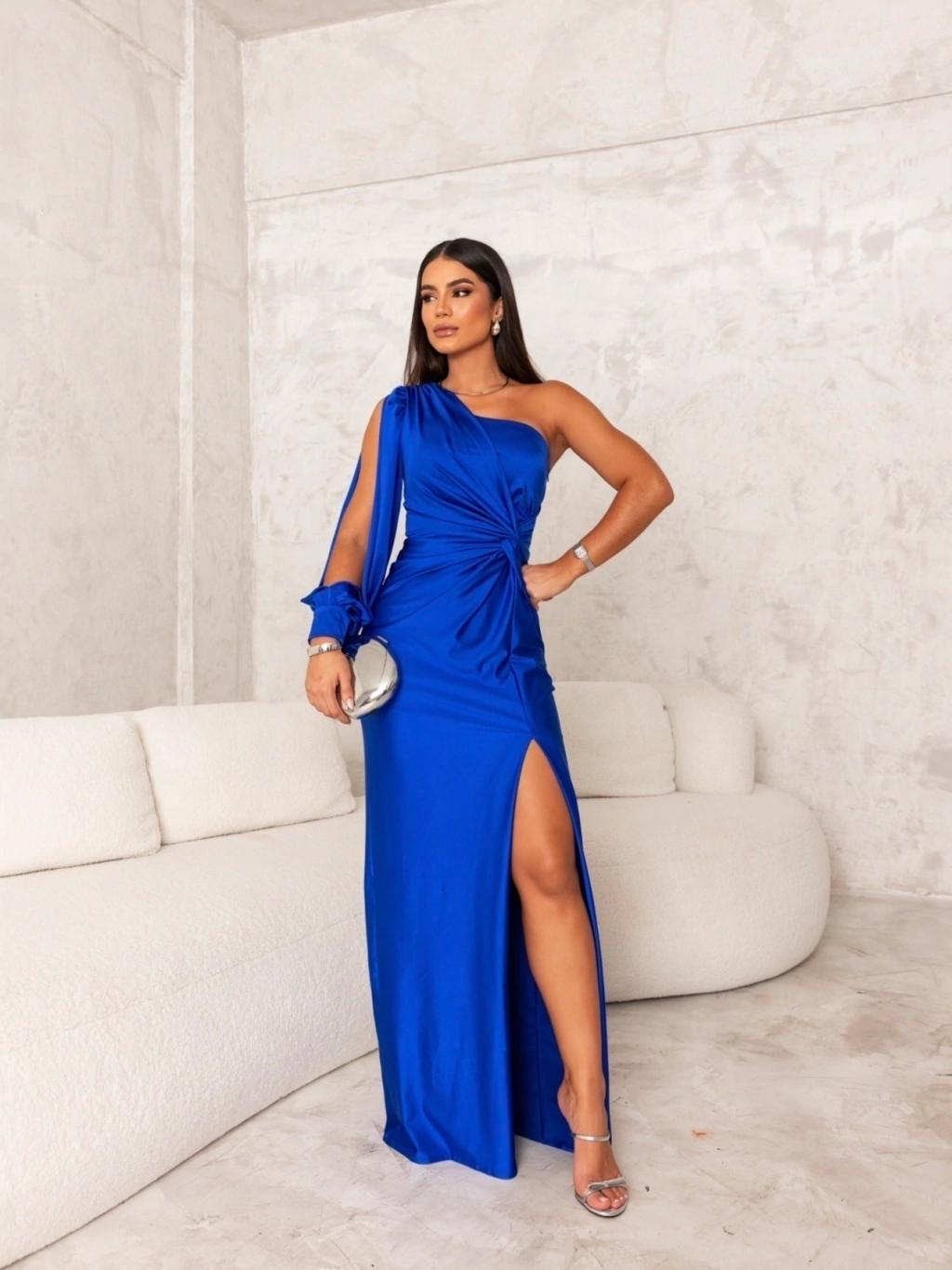 Ein-Schulter Abendkleid für einen Raffinierten Look - Ravina