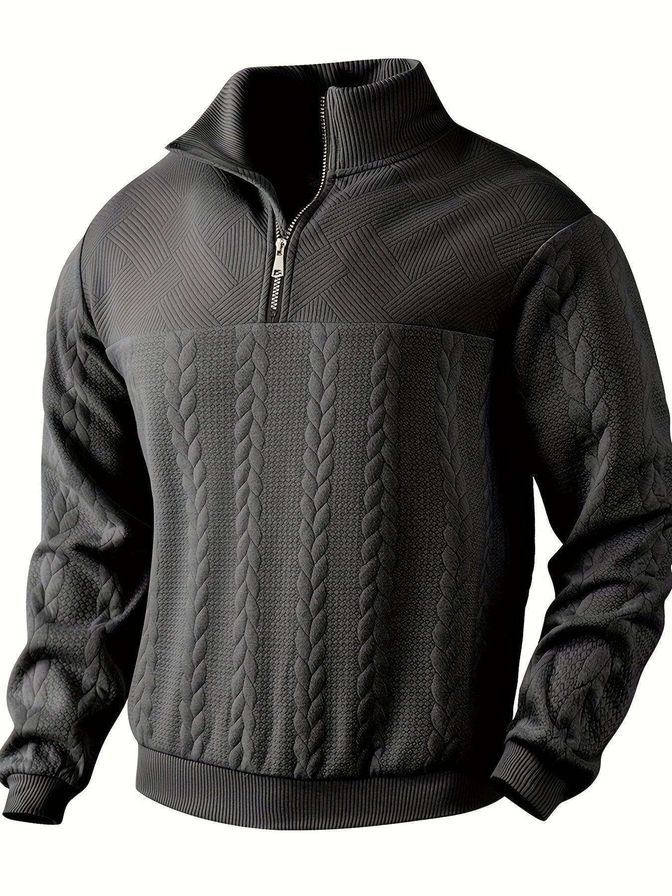 Vintage Herrenpullover mit Reißverschluss – Victor