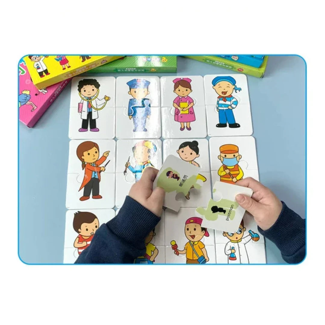 Karten-Memo-Spiel für Kinder – Fördert spielerisch Gedächtnis & Konzentration (1+1 Gratis)