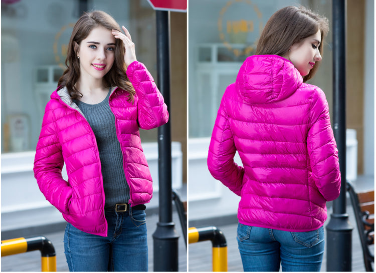 Stilvolle Wendbare Damen Daunenjacke - Aurora