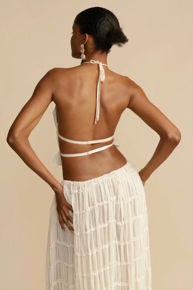 Rugloses Chiffon-Set – Calysta