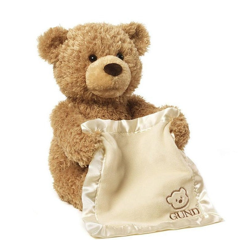 Interaktiver Plüschbär mit Versteckspiel-Funktion – spricht & bewegt Arme – ca. 30 cm