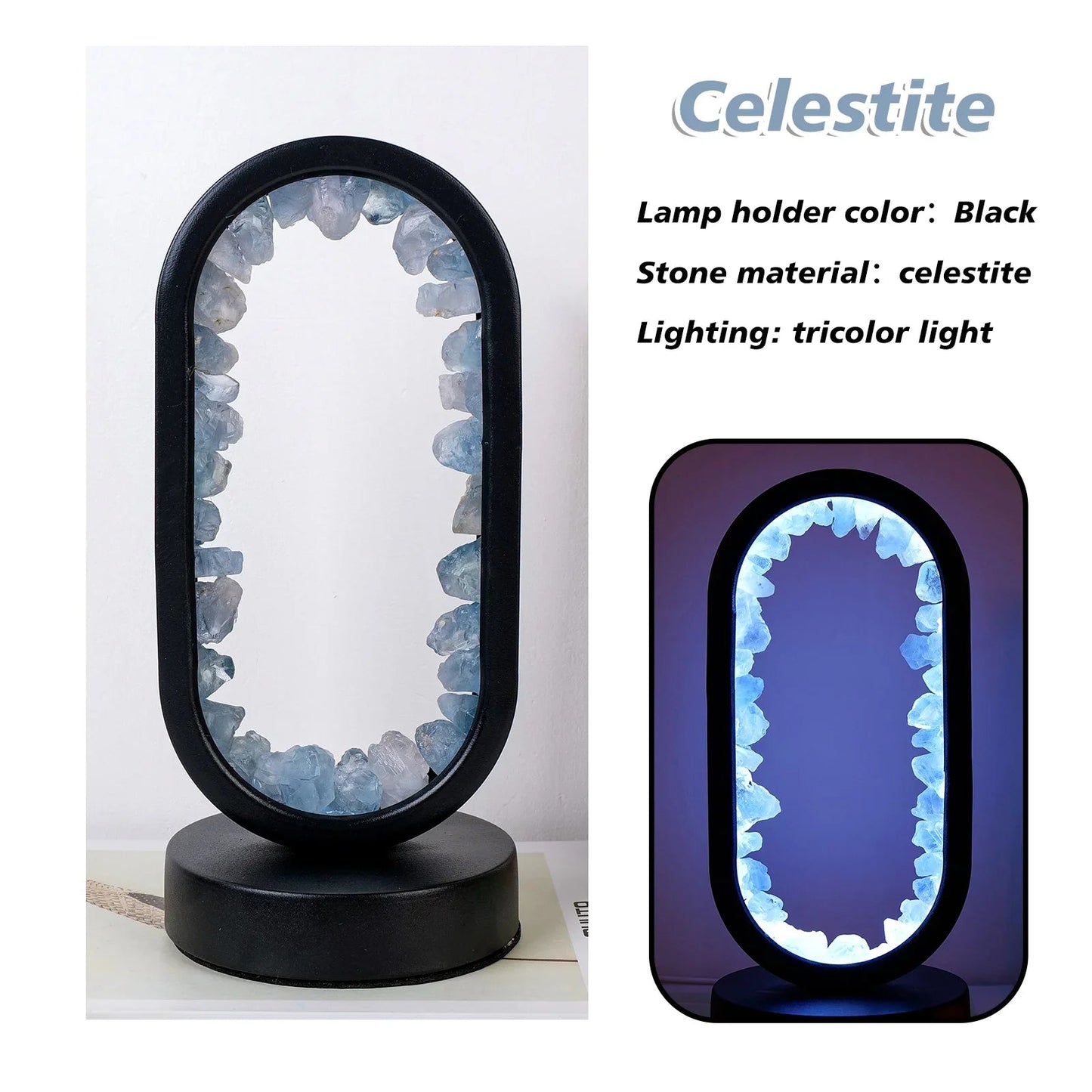 Handgemachte Amethystlampe - Serenith