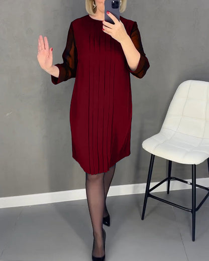 Elegantes Shiftkleid mit Mesh-Details – Gabrielle