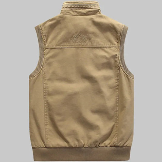 Vintage Outdoor-Weste mit Praktischen Taschen für Herren – Elias