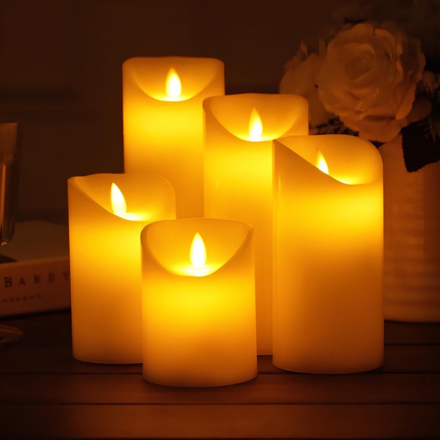 Stimmungsvolle LED-Kerzen - GlowFlicker