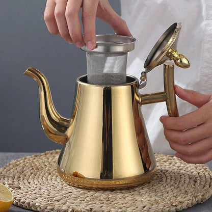 Induktions-Wasserkocher aus Edelstahl mit Filter - AquaSteel