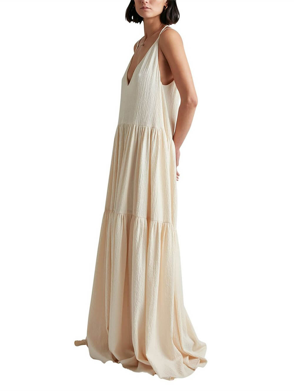 Stilvolles Maxikleid mit fließendem Schnitt – Liana