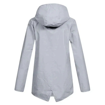 Trendige Damen Regenjacke mit Kapuze - Liora