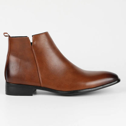 Klassische Retro-Lederstiefel für Herren – Lars