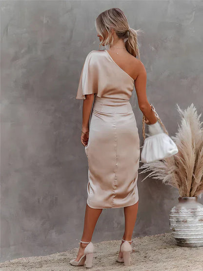 Trendige Seidenfestkleid - Celina