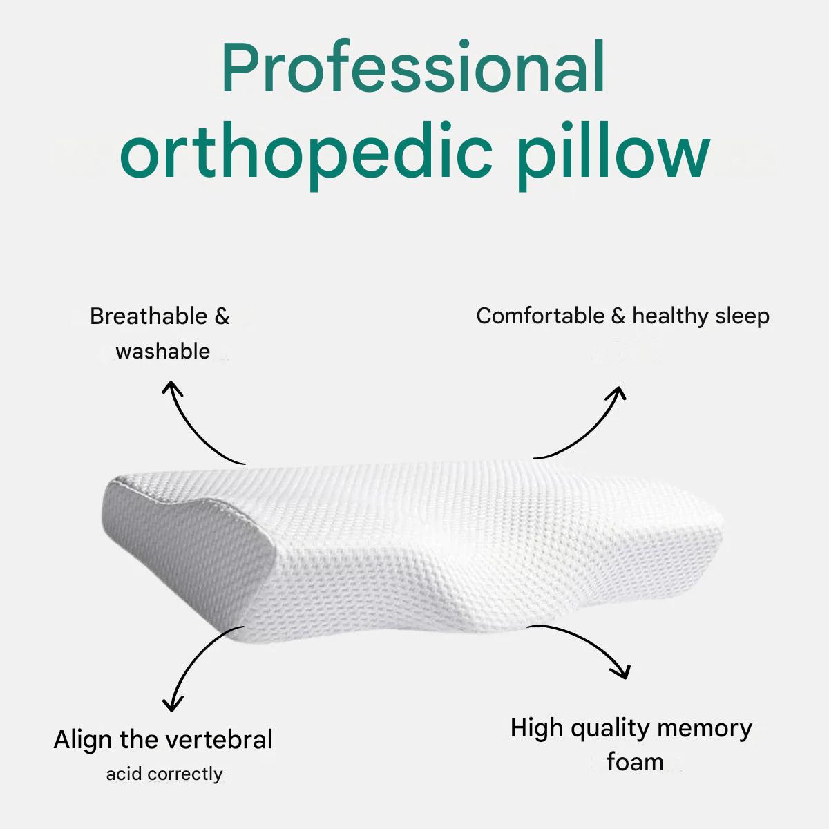 Orthopädisches Visco-Schaum Schlafkissen – Nesto
