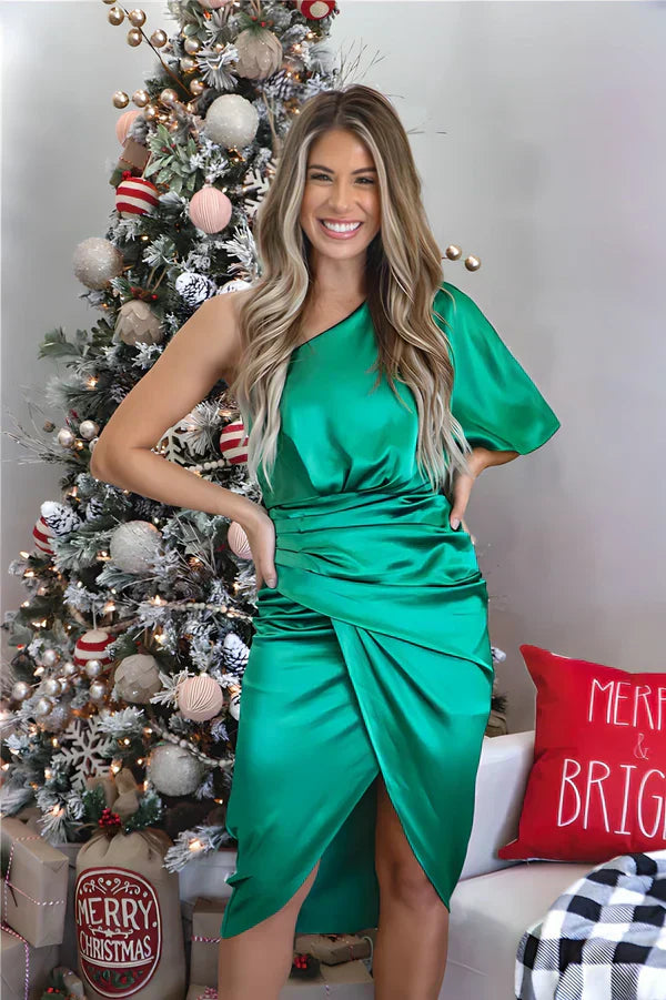 Trendige Seidenfestkleid - Celina