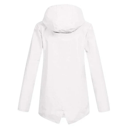 Trendige Damen Regenjacke mit Kapuze - Liora