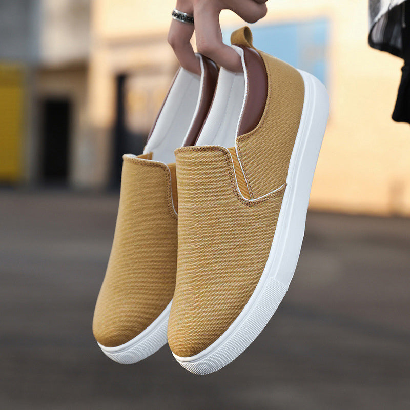 Slip-On-Herrenschuhe aus Canvas – Lennard