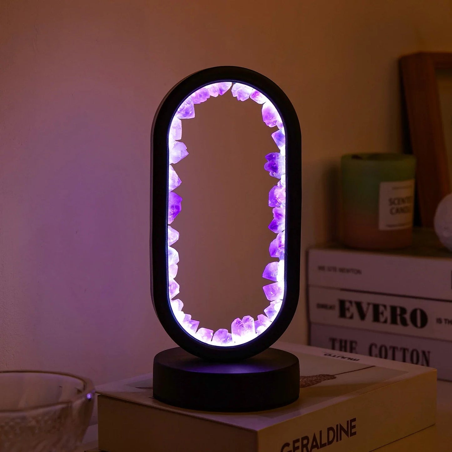 Handgemachte Amethystlampe - Serenith