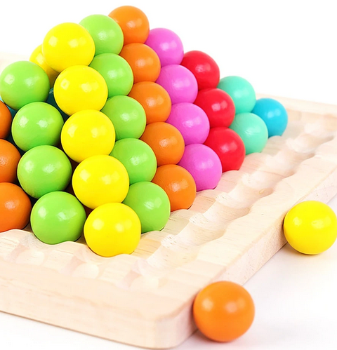 Montessori Kralen-Logikspiel – Fördert Farbenlehre & Denkvermögen
