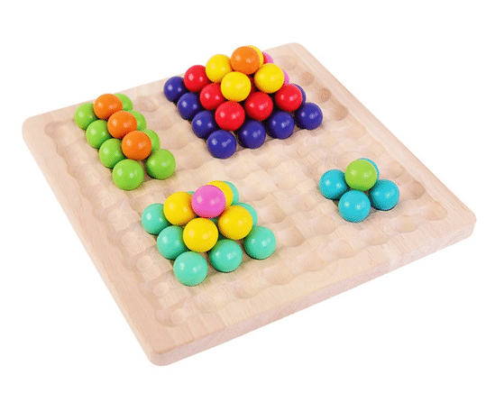 Montessori Kralen-Logikspiel – Fördert Farbenlehre & Denkvermögen
