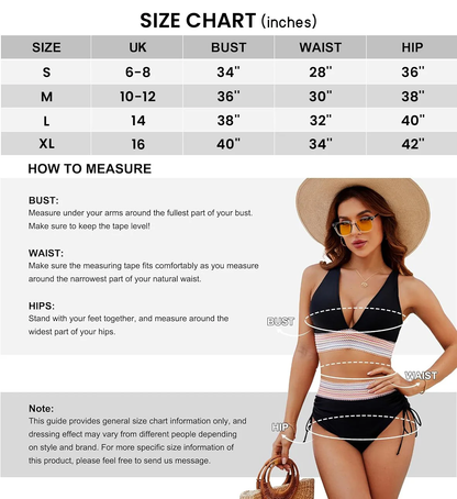 Formendes Bikini-Set mit High-Waist-Slip & Push-up-Top – Selina | 1 kaufen, 1 gratis