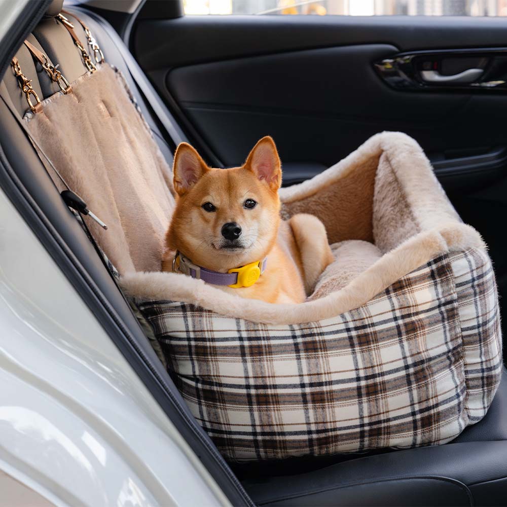 Plüsch-Autositz für Haustiere – RideSafe CozySeat